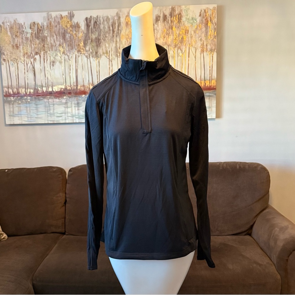 Mondetta Womens Hiking Athletic Workout Tops - Lightweight Quarter-Zip Pullover - Picture 8 of 9
